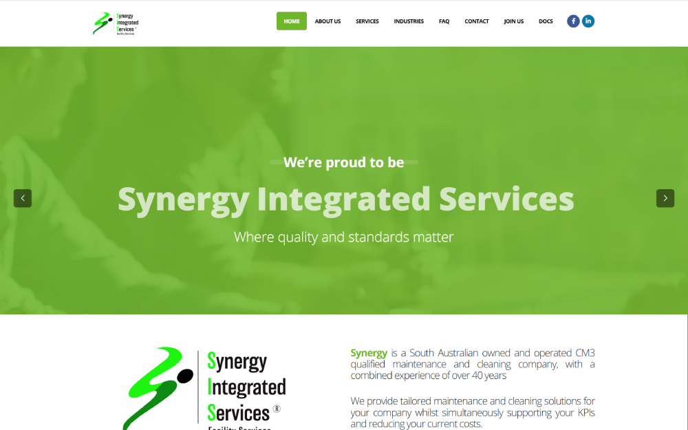 SISFS property and facility management system — screenshot